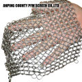Ss Draht Edelstahl 7 * 7 Zoll Chainmail Scrubber